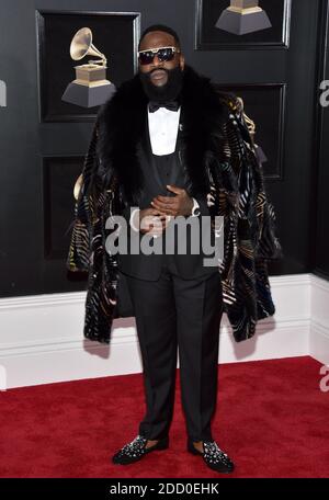 Rick Ross attends the 60th Annual GRAMMY Awards at Madison Square Garden on January 28, 2018 in New York City. Photo by Lionel Hahn/ABACAPRESS.COM Stock Photo