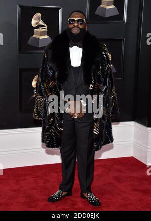 Rick Ross attends the 60th Annual GRAMMY Awards at Madison Square Garden on January 28, 2018 in New York City. Photo by Lionel Hahn/ABACAPRESS.COM Stock Photo