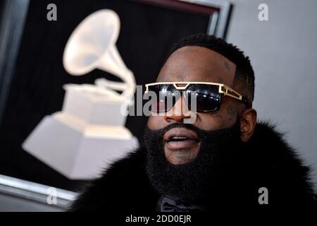 Rick Ross attends the 60th Annual GRAMMY Awards at Madison Square Garden on January 28, 2018 in New York City, NY, USA. Photo by Lionel Hahn/ABACAPRESS.COM Stock Photo