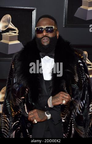 Rick Ross attends the 60th Annual GRAMMY Awards at Madison Square Garden on January 28, 2018 in New York City, NY, USA. Photo by Lionel Hahn/ABACAPRESS.COM Stock Photo