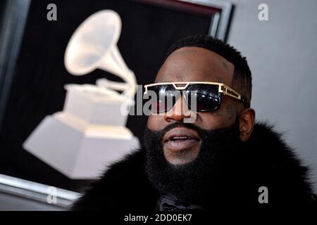 Rick Ross attends the 60th Annual GRAMMY Awards at Madison Square Garden on January 28, 2018 in New York City. Photo by Lionel Hahn/ABACAPRESS.COM Stock Photo