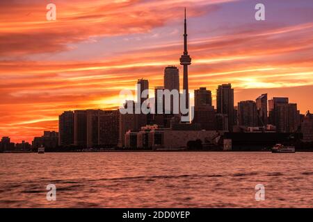 Toronto is Canada's largest city and North America's fourth largest Stock Photo