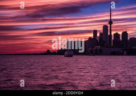 Toronto is Canada's largest city and North America's fourth largest Stock Photo