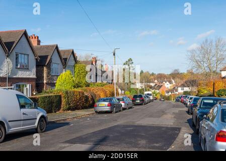 The Moor Pool Estate in the leafy and desirable Birmingham suburb of Harborne Stock Photo