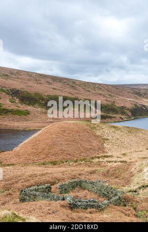 Wessenden Reservoir, Marsden, Huddersfield, West Yorkshire, England, UK Stock Photo