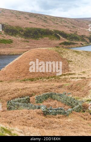 Wessenden Reservoir, Marsden, Huddersfield, West Yorkshire, England, UK Stock Photo