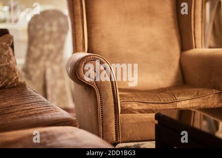 Luxurious vintage sofa Stock Photo