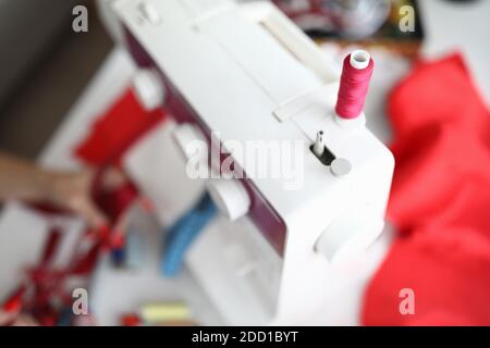 Detailed picture of workshop work Stock Photo