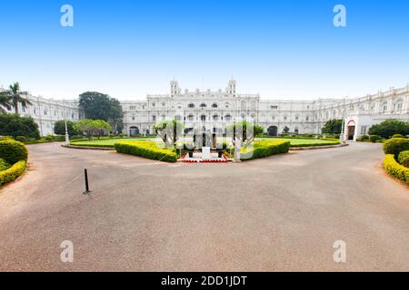 Jai Vilas Mahal Palace is a nineteenth century palace in Gwalior city, Madhya Pradesh state in India Stock Photo