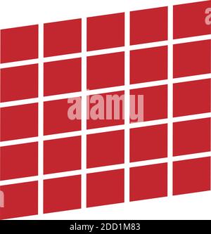 Wall, block, barricade concept graphic. Stonework, masonry, obstacle symbol, logo – Stock illustration, Clip art graphics Stock Vector