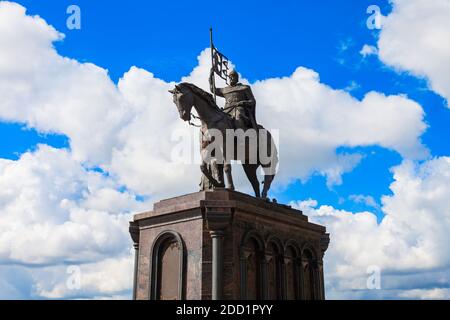 Monument to Grand Prince Vladimir And Saint Fedor in Vladimir city, Golden Ring of Russia Stock Photo