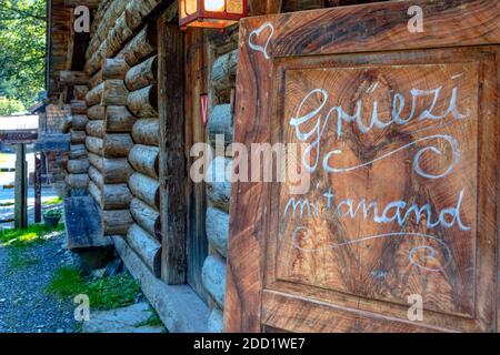 St. Martin, Calfeisen Valley, St. Gallen, Switzerland, Europe Stock Photo