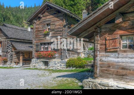 St. Martin, Calfeisen Valley, St. Gallen, Switzerland, Europe Stock Photo