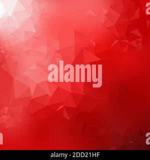 Red gradient low poly triangles shape abstract background, trendy dynamic design background Stock Photo