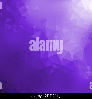 Violet gradient low poly triangles shape abstract background illustration, trendy dynamic design background Stock Photo