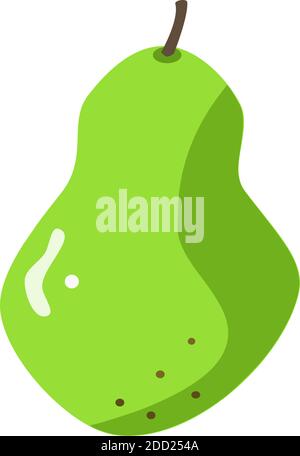 Pear art made by using Inkscape Stock Vector