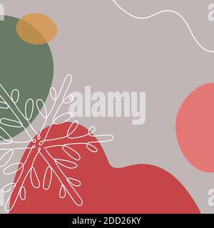 Christmas snowflake in a hand drawn linear style. Stock Vector