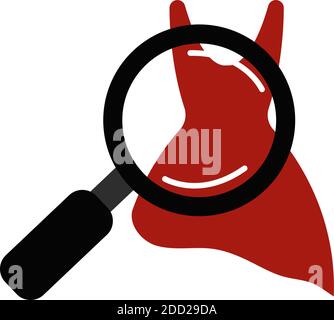 Isolated search shop online digital marketing colorful icon in white background- Vector Stock Vector