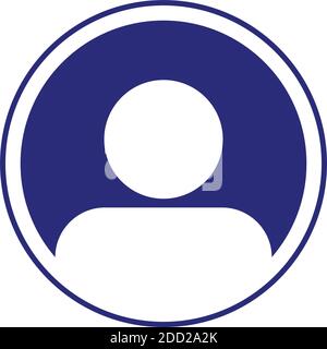 Isolated profile online digital marketing colorful icon in white background- Vector Stock Vector