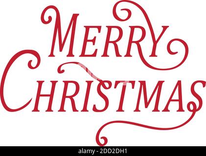 vector illustration of Merry Christmas silhouette. Stock Vector