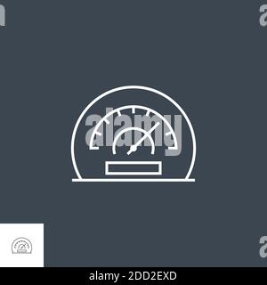 Efficiency Line Icon Stock Vector