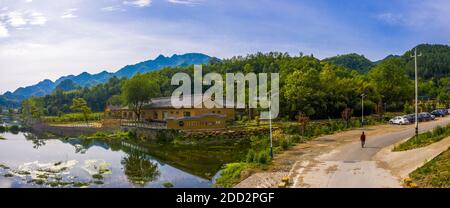 The western mountains, henan rural home stay facility Stock Photo