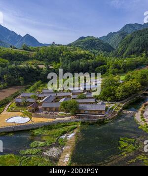 The western mountains, henan rural home stay facility Stock Photo