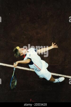 Russian tennis player Yevgeny Kafelnikov, 2000s Stock Photo