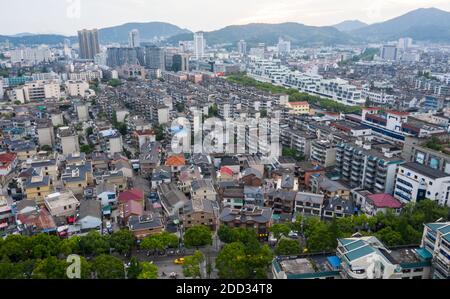 Zhoushan city architecture Stock Photo