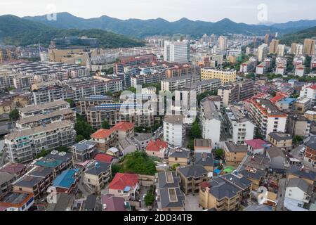 Zhoushan city architecture Stock Photo