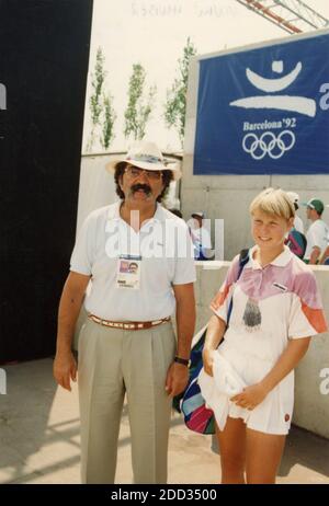 German tennis player Anke Huber, 1999 Stock Photo