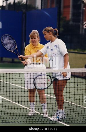 German tennis player Anke Huber, 2000s Stock Photo