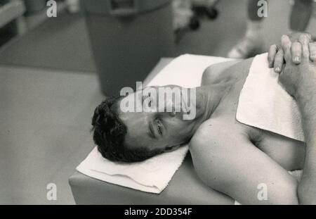 Czech tennis player Ivan Lendl, 1980s Stock Photo