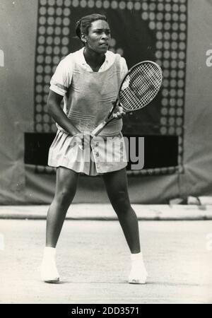 American tennis player Zina Garrison, Roland Garros, France 1986 Stock Photo