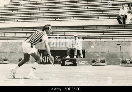 Australian tennis player and politician John Alexander, 1980s Stock Photo