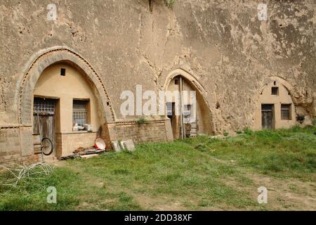 Qingyang city, gansu province caves Stock Photo