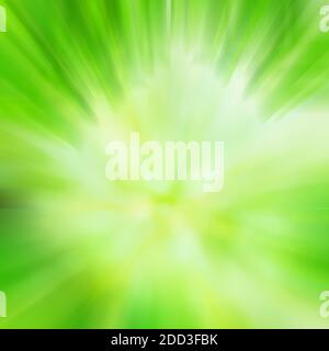 Green abstract background with motion blur effect Stock Photo
