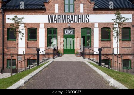 geography / travel, Sweden, squid, Vimmerby, hot bathhouse in Vimmerby, Smaland, South Sweden, Additional-Rights-Clearance-Info-Not-Available Stock Photo