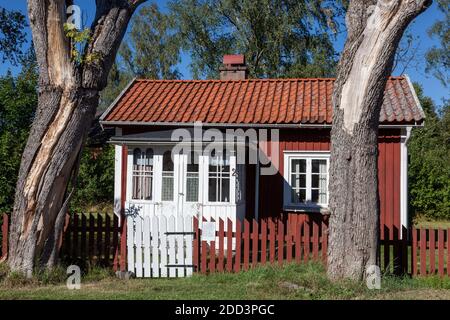 geography / travel, Sweden, squid, Boda Glasbruk, Sweden house, Boda Glasbruk, Smaland, South Sweden, Additional-Rights-Clearance-Info-Not-Available Stock Photo