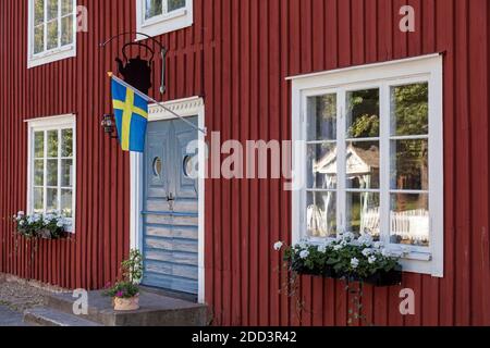 geography / travel, Sweden, squid, Boda Glasbruk, Sweden house, Smaland, South Sweden, Additional-Rights-Clearance-Info-Not-Available Stock Photo