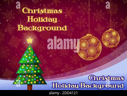 Christmas Holiday Background Stock Vector
