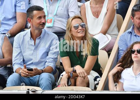 Estelle Lefebure attends the 2018 French Open - Day Five at Roland ...