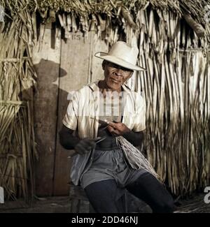 Menschen in Bahia, Brasilien 1960er Jahre. Faces of Bahia, Brazil 1960s. Stock Photo