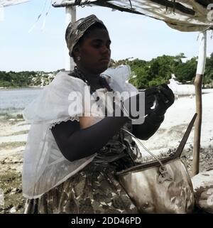 Menschen in Bahia, Brasilien 1960er Jahre. Faces of Bahia, Brazil 1960s. Stock Photo