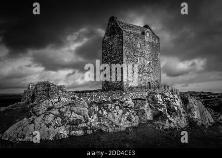 Smailholm Tower near Kelso in the Borders Scotland UK Stock Photo