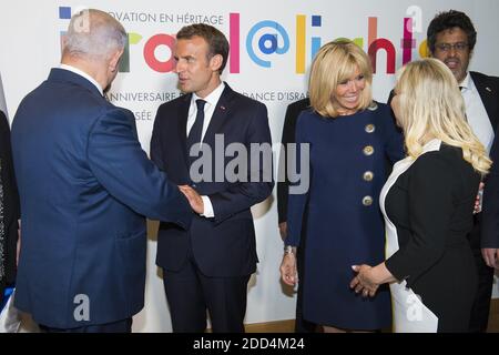 Brigitte Macron During The Unveiling Ceremony At The Grand Palais Of The Exhibition Israel Lights On The Opening Day Of The France Israel Season Event In Paris On June 5 18 Photo By Eliot