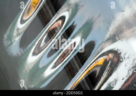 Abstract colorful background. Wavy  wallpaper. Stock Photo