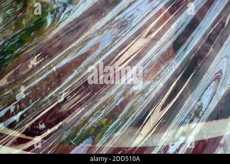 Abstract colorful background. Wavy  wallpaper. Stock Photo