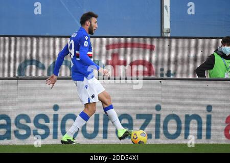 Genova, Italy. 22nd Nov, 2020. VASCO REGINI (Sampdoria) during Sampdoria vs Bologna, Italian football Serie A match in Genova, Italy, November 22 2020 Credit: Independent Photo Agency/Alamy Live News Stock Photo