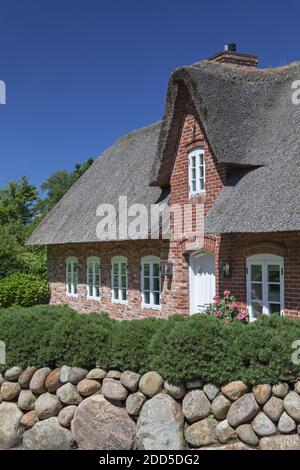 geography / travel, Germany, Schleswig-Holstein, Sylt, Friesenhaus in Keitum, Additional-Rights-Clearance-Info-Not-Available Stock Photo